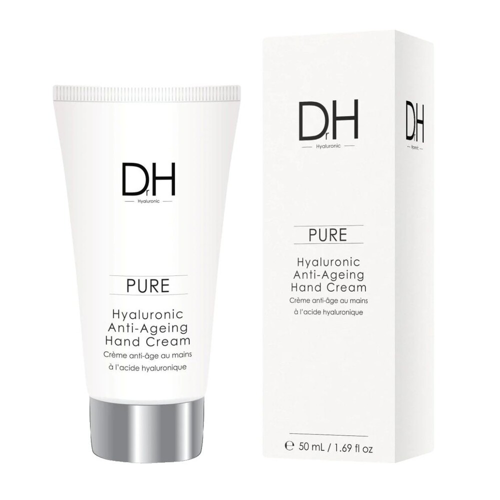 Dr H Hyaluronic Acid Anti-Aging Hand Cream Pure 50 ml/1,69 fl oz NEW